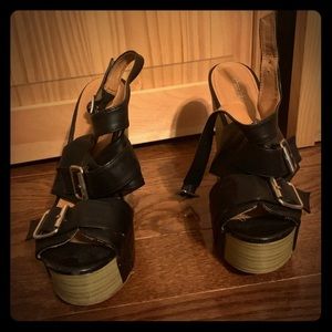 Black Wedges On Sale